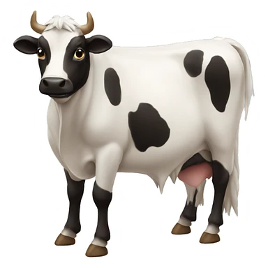 Vaca con su ternero sticker