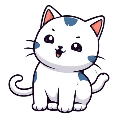 finger booping a cat nose sticker