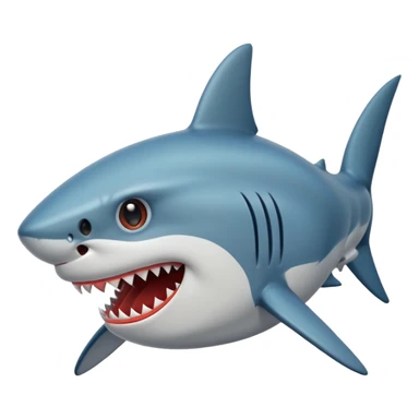 shark head sticker