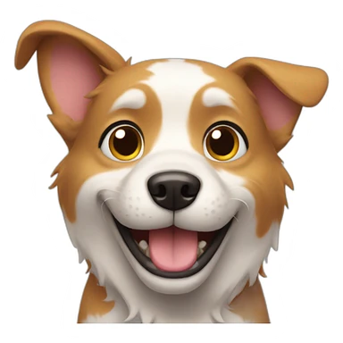 cartoon dog happy sticker