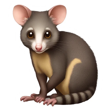 Brushtail Possum Brown sticker