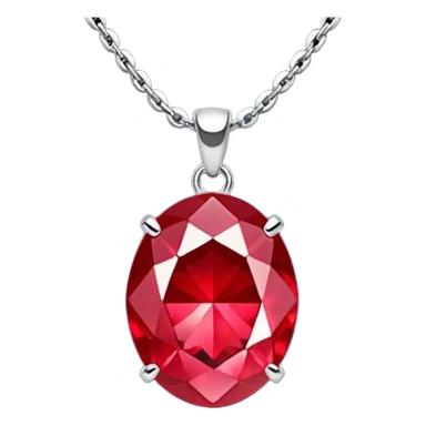 ruby necklace sticker