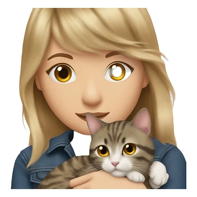 Taylor swift holding a cat sticker