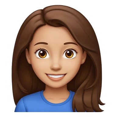 Girl with massive forehead  sticker