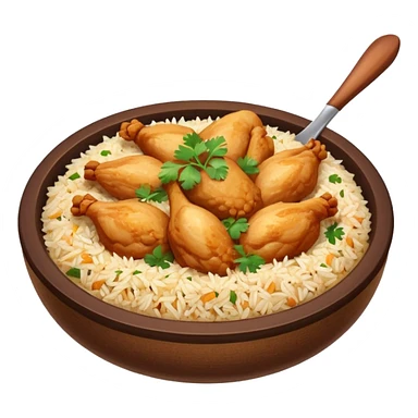 chicken biriyani sticker