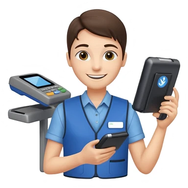 Walmart cashier sticker