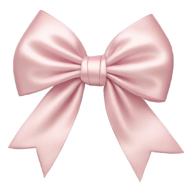 Light pink bow sticker