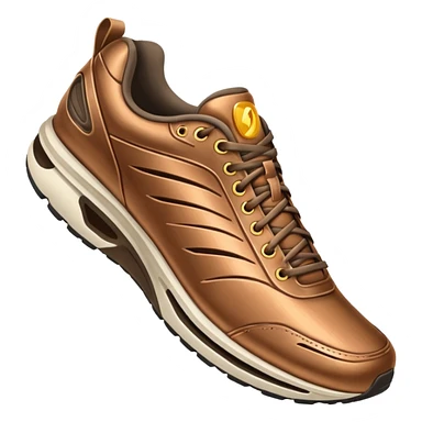 A running shoe that says "Bronze" sticker