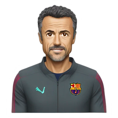 entrenador Luis Enrique sticker