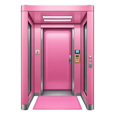 cute pink simple elevato ,make it obvious that it’s an elevator  sticker