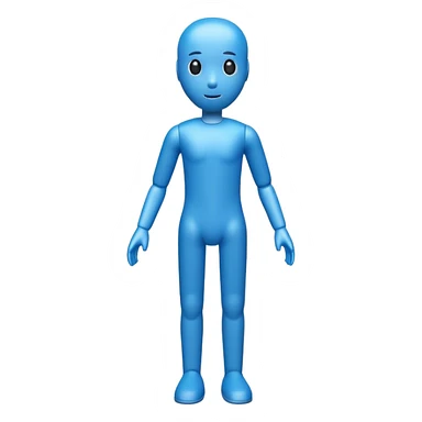 blue test dummy sticker