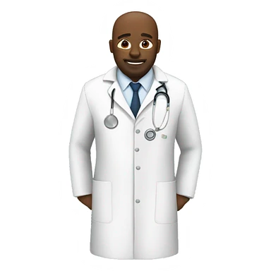 White doctor coat (the coat only, no headneeded) sticker