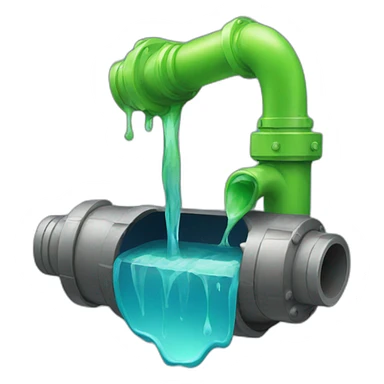 Pipe Water leak drip sticker