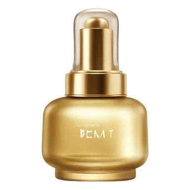 luxury jar of face serum sticker