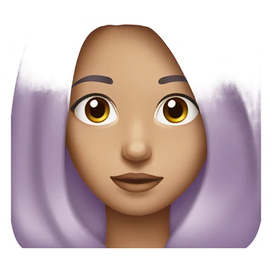 pastel purple shampoo sticker