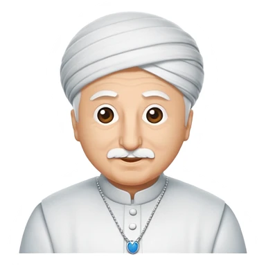 Mavi tık içi beyaz dişi mavi emoji sticker