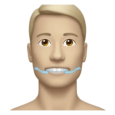 masseter jaw muscle  sticker