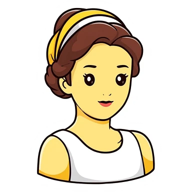 Belle from Disney sticker
