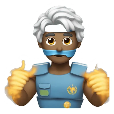 Un cóndor mostrando su fuerza  sticker