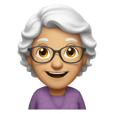 happy grandma  sticker