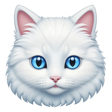 gato blanco sticker