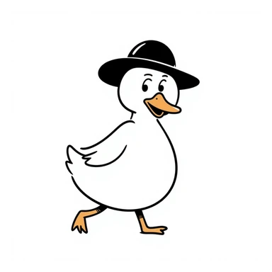 Duck sticker