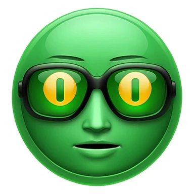 the matrix emoji from the movie sticker