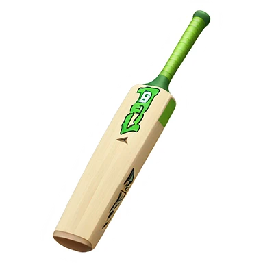 Raised cricket bat sticker