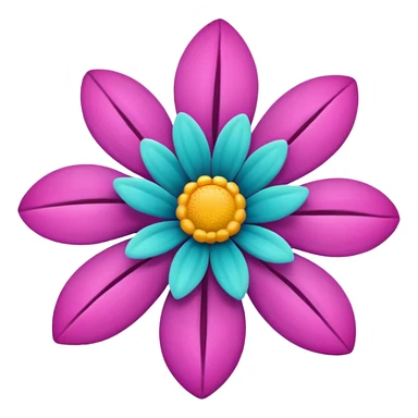 Tangled flower emoji sticker