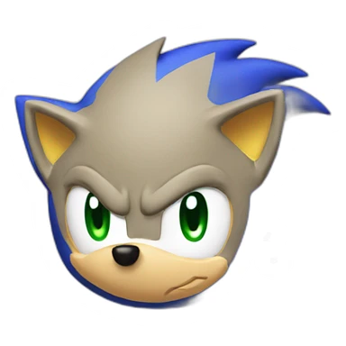 Sega sonic sticker