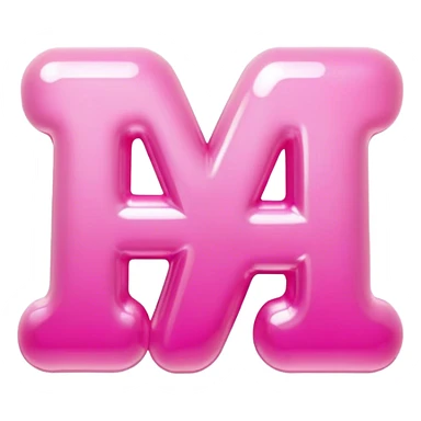 pink "AIG" WORD sticker