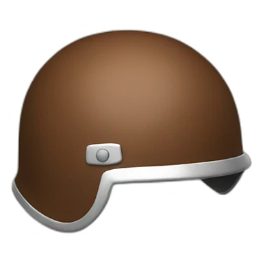 brown helmet sticker
