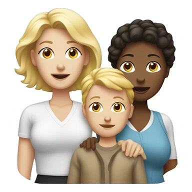 two white women with son sticker