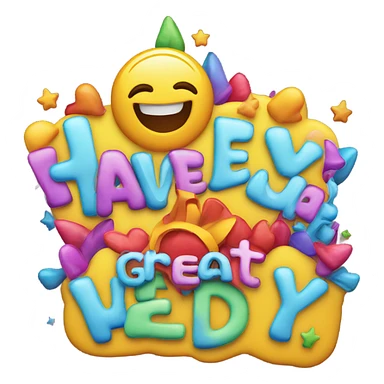 Have a great day sign sticker