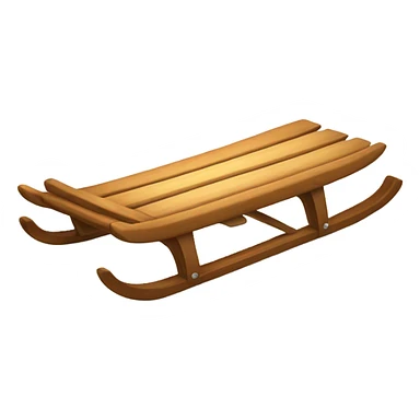 Sled and salute sticker