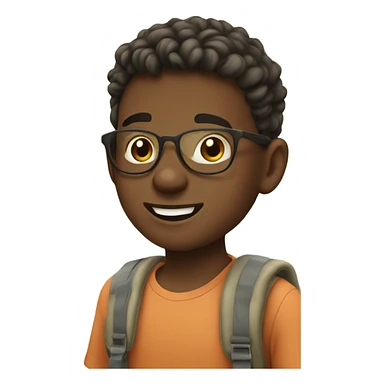 boys enjoying summer outdoors sticker