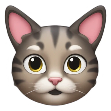 sexy cat ears sticker