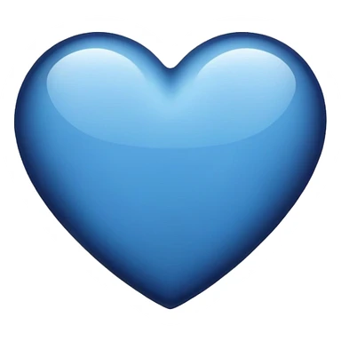 Heart blue navy sticker