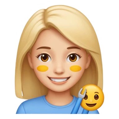 Clean girl emojis sticker