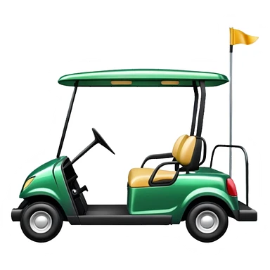 Golf cart sticker