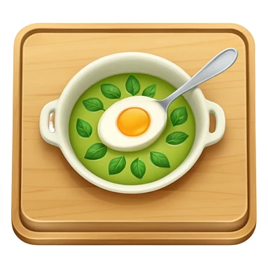 Small icon emoji of list of recipe, minimum details, green #36a767 main color sticker