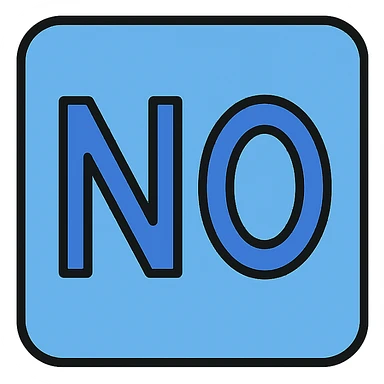 NxO text centered, blue background, minimalistic design sticker