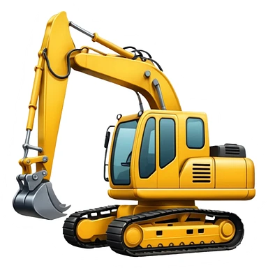 A excavator  sticker