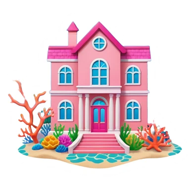 Barbie Dreamhouse under the water sticker