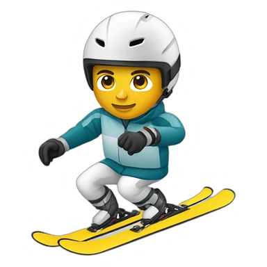 Ronaldo making ski sticker