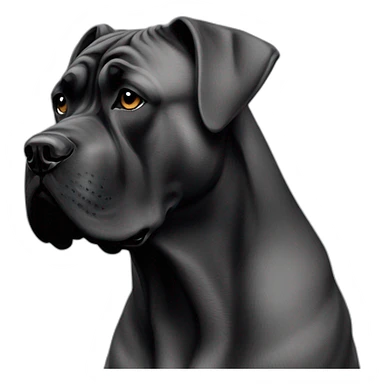 Cane Corso in profile sticker