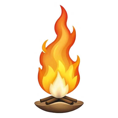 Une flamme blanche  sticker