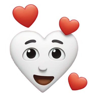 Crest an emoji with the words “I LOVE YOU” sticker