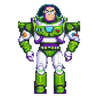 anti Buzz Lightyear, evil space ranger, dark version sticker