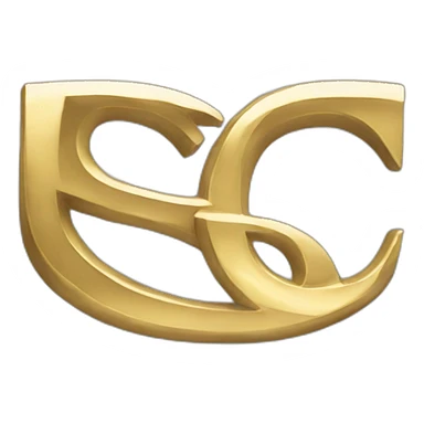 Logo "GT" in gold  sticker